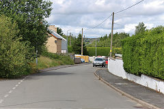 
Blaenavon Stone Road looking West, Waunllapria, July 2020