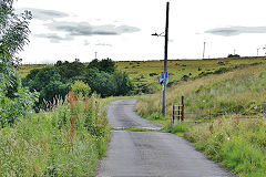 
Blaenavon Stone Road looking East, Waunllapria, July 2020