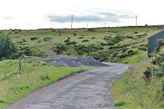 
Blaenavon Stone Road looking East, Waunllapria, July 2020