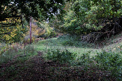 
'Missing' trackbed near Gilwern, October 2019