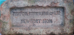 
'Bishpool Brick & Tile Co Ltd Newport Mon' from Bishpool Brickworks, © Photo courtesy of Richard Paterson