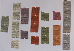 
Newport Corporaton Transport bus tickets from the 1960s