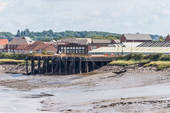 
Orb wharf from Transporter Bridge top deck, August 2016