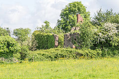 
The ruins of Cleppa Park house, May 2016