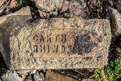 
'Garth Co Rhiwderin' from Rhiwderin Brickworks, found at Waterloo, Rudry, March 2019