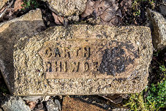 
'Garth Co Rhiwderin' from Rhiwderin Brickworks, found at Waterloo, Rudry, March 2019