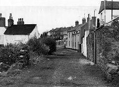 Sirhowy tramroad route at Pye Corner, looking towards Rogerstone in the 1970s or 80s, © Photo courtesy of Risca Museum