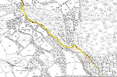 
Craig-yr-hafod Tramroad, middle section, © Crown Copyright reserved