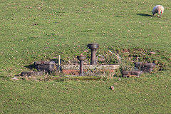 Pipeline valve near Talybont, November 2018