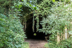 Western portal of Usk tunnel, July 2018