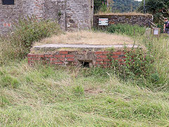 
Pillbox guarding Bigsweir Bridge, July 2022