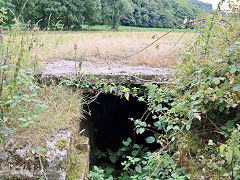 
Pillbox guarding Bigsweir Bridge, July 2022