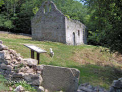 
Lancaut church, July 2006