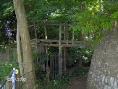 
Lancaut woods footbridge, July 2006