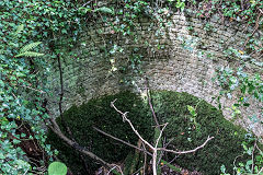 
Northern limekiln pot, Limekiln Wood, Tintern, August 2017