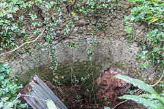 
Southern limekiln pot, Limekiln Wood, Tintern, August 2017