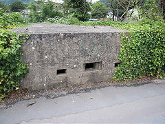 
Pillbox guarding Mayhill Station, Monmouth, July 2021