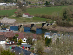 
Tintern Wireworks bridge, April 2013