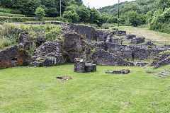 
A general view of Tintern Ironworks and blast furnace, August 2017