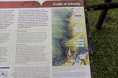 
A sketch of the Angidy Valley, Tintern Ironworks and blast furnace, August 2017