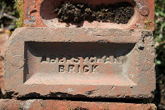 
'Abersychan Brick', type 2, Abersychan Brickworks, Pentwyn © Photo courtesy of Michael Kilner