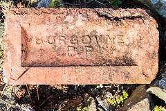 'Burgoyne PP' with small gap between rows from Little Mill brickworks, Pontypool
