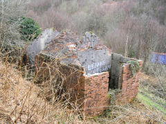 Graigddu Brickworks, Western building, March 2010