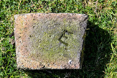 'E' possibly from Parfitt's Upper Cwmbran brickworks