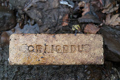 
'Graigddu', possibly a coping stone from Graigddu brickworks © Photo courtesy of Michael Kilner