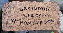 
'Graigddu SJ and Co Ld Nr Pontypool' from Graigddu brickworks, 