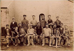 
Brick workers in Cwmbran but which brickworks is not definitely known