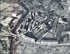 
Gwent Pipe and Firebrick Co, to the right and below the pitch and benzole works, c1935, © Photo courtesy of unknown photographer