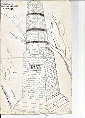 Henllys Brickworks 1853 chimney © Photo courtesy of Unknown Artist