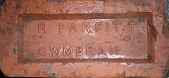 'H Parfitt Cwmbran', the 'N' in Cwmbran is reversed © Photo courtesy of Richard Paterson
