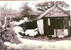 Abersychan Brickworks vehicle garage, © Photo courtesy of Howard Daley