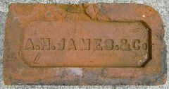 'A H James & Co', a brickworks in Pontnewydd
