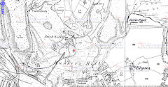 Bunkers Hill (upper) Brickworks, , Blaenavon, 1883, © Crown Copyright reserved
