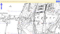 Blaendare Brickworks, 1880 © Crown Copyright reserved