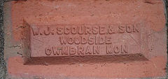 
'W J Scourse and Son Woodside Cwmbran Mon' from Woodside brickworks