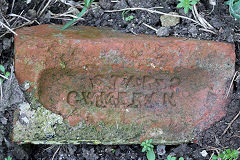'Star Cwmbran' with a double imprint from Llantarnam brickworks, Cwmbran, © Photo courtesy of Lawrence Skuse