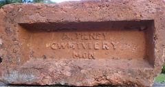 
'A Tilney Cwmtylery Mon', from Woodland brickworks, Cwmtillery © Photo courtesy of Richard Paterson