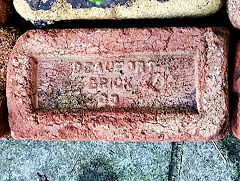 
'Beaufort Brick Co' type 4 in three rows, from Beaufort Brickworks, © Photo courtesy of Carwyn Tywyn