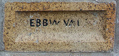'Ebbw Vale' single line, from Ebbw Vale Brickworks