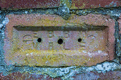 
'Ebbw Vale', with 3 holes, from Ebbw Vale Brickworks