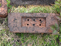 
'Ebbw Vale', with 6 holes, from Ebbw Vale Brickworks © Photo courtesy of Gwyn Jenkins