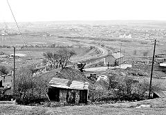 Beaufort Brickworks sidings, c1960, the MTAR closed in 1958, © Photo courtesy of Beaufort Hills Welfare Community Hall and others
