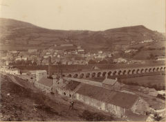 
Danygraig brickworks in c1895, as a derelict chemical works just before it became a brickworks