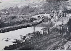 The canalside site of Darren brickworks in 1949, © Photo courtesy of Ian L Wright from 'Canals in Wales'