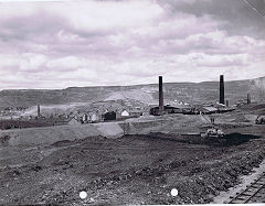Brynhelig brickworks (or Willowtown), Ebbw Vale, © Photo courtesy of Ebbw Vale Works Museum