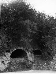Risca Brickworks ruins, c1975, © Photo courtesy of Risca Museum